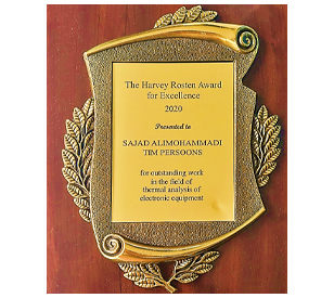 Dr Sajad Alimohammadi and Prof Tim Persoons Harvey Rosten Award