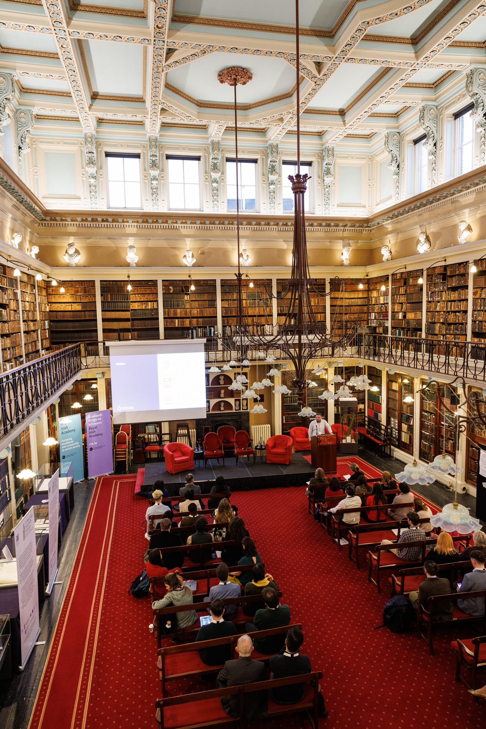 Dr Sajad Alimohammadi at the Royal Irish Academy